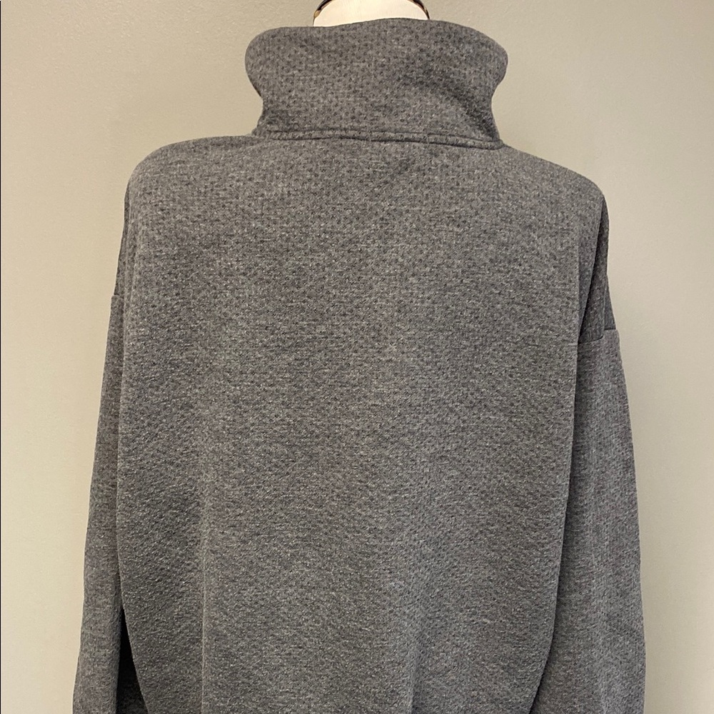 J. Crew Gray Half-Zip Sweatshirt - Picture 6 of 6